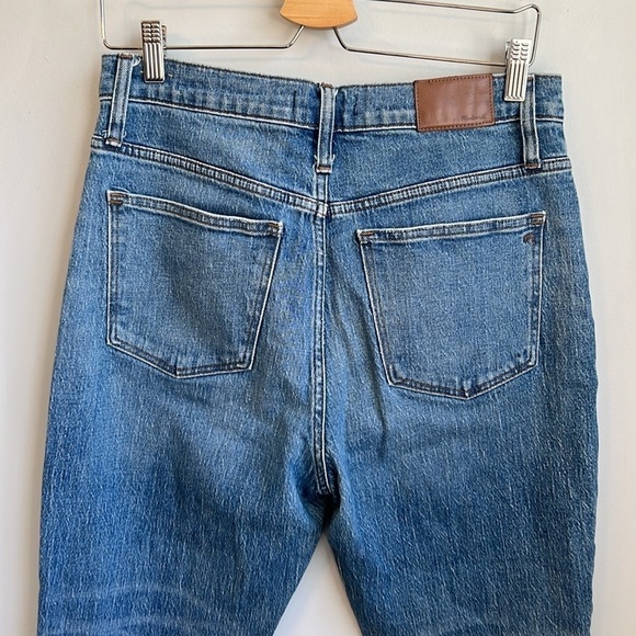 Madewell The High-Rise Slim Boyjean in Melbourne Wash SZ 28 - Picture 9 of 10